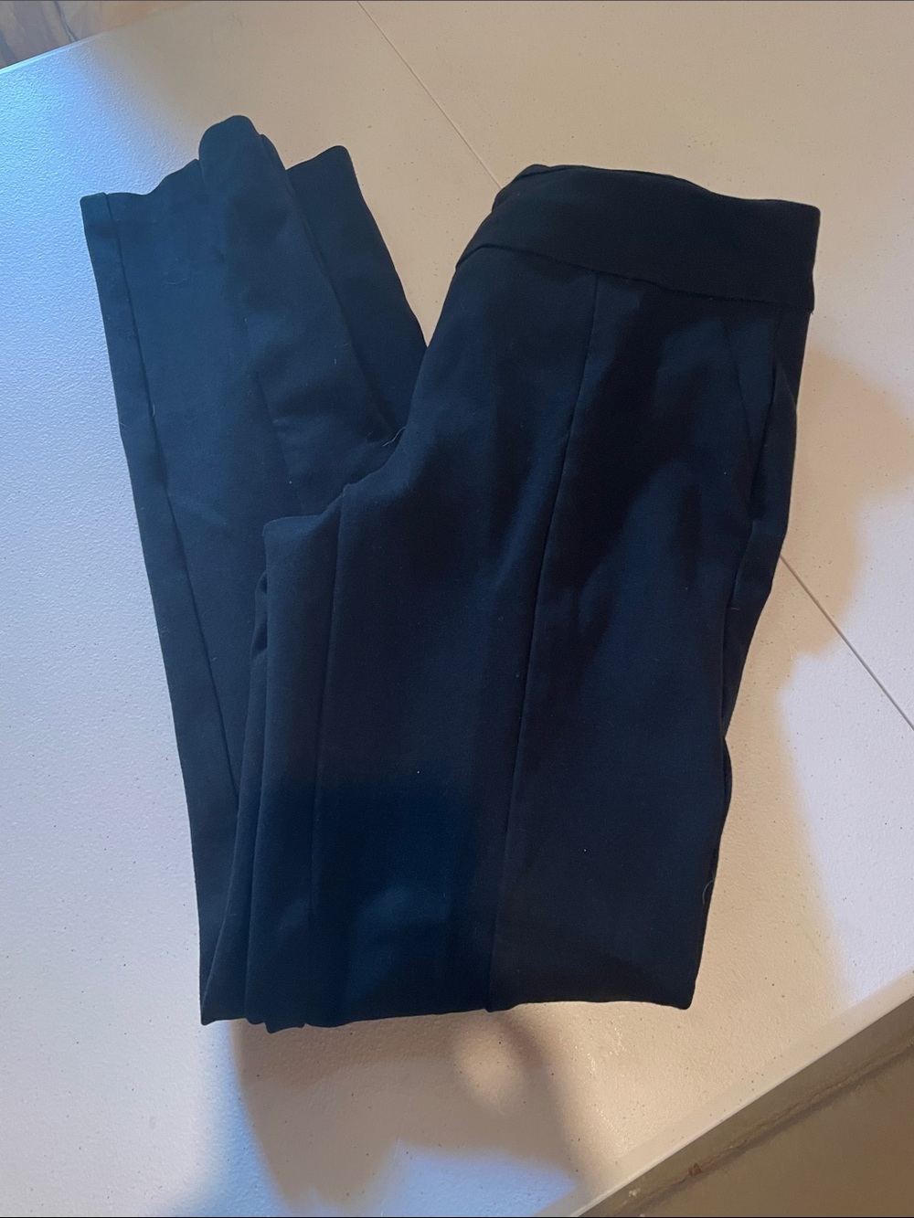 Classic Black Ponte Trousers - Women's Stretch Work Pants